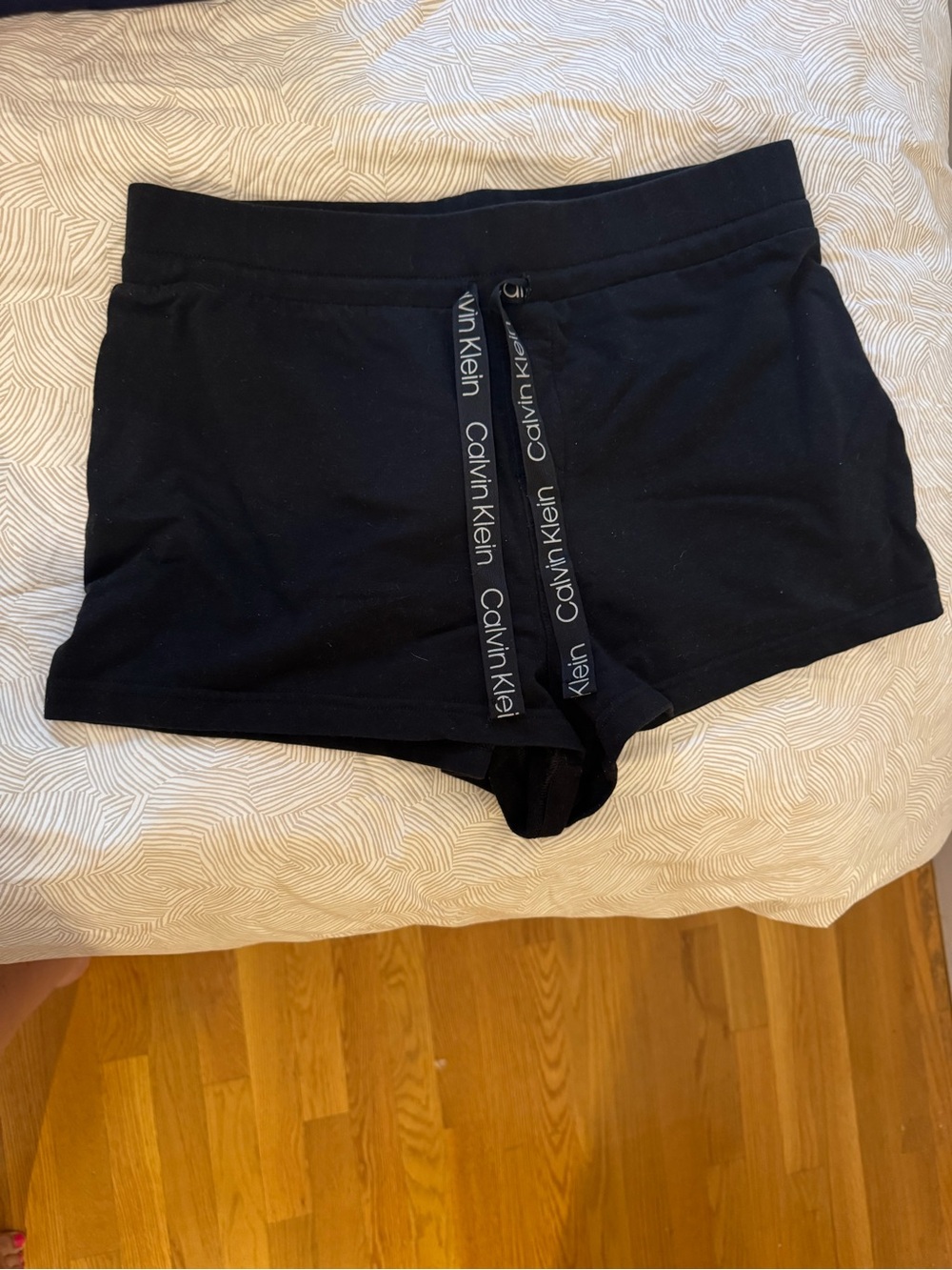 Calvin Klein Sleepwear Black Cotton Shorts
